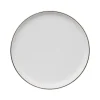 Prato de sobremesa SUBLIMA cinza claro em porcelana 20cm