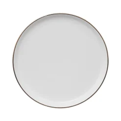 Prato de sobremesa SUBLIMA cinza claro em porcelana 20cm