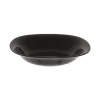 Prato de sopa em vidro OPAL preto