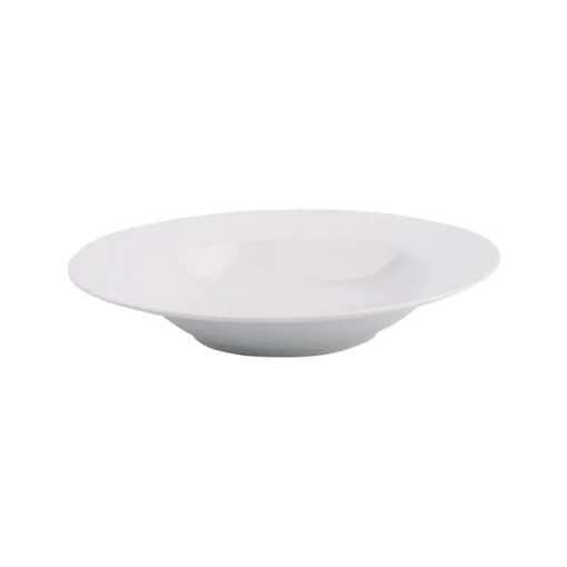 Prato de sopa GIZ branco em cerâmica 23cm
