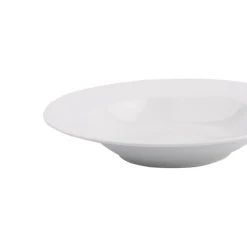 Prato de sopa GIZ branco em cerâmica 23cm