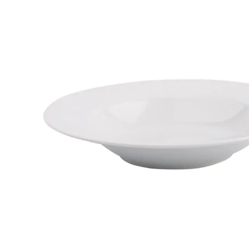 Prato de sopa GIZ branco em cerâmica 23cm