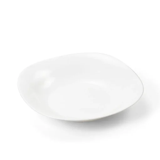 Prato de sopa quadrado em vitrocerâmica