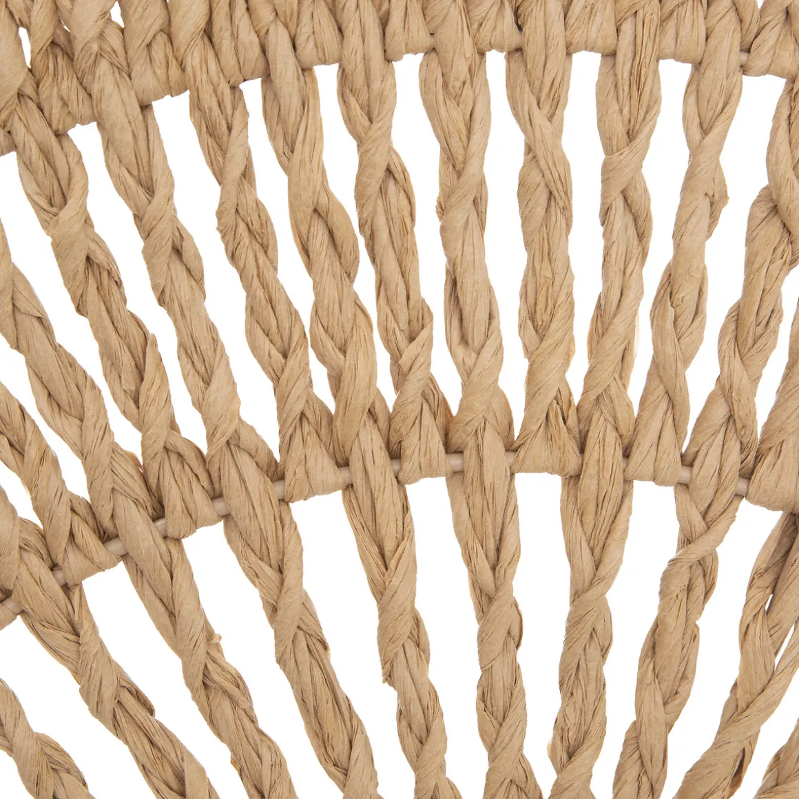 Prato decorativo em corda bege SEA VIEW 76cm