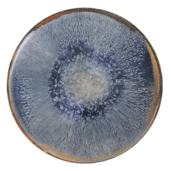 Prato marcador ALEIA azul em porcelana 32,5cm