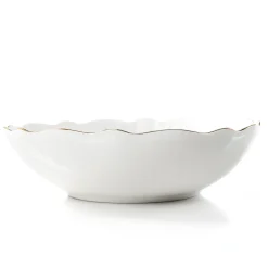 Prato para massa AUBREY branco 21cm