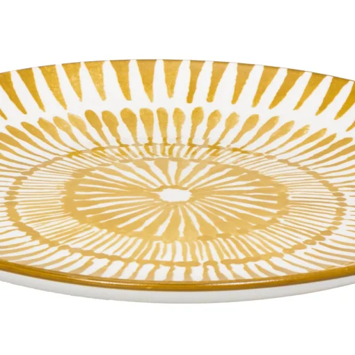 Prato raso ALIVE amarelo 26,5cm