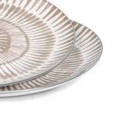 Prato raso ALIVE cinza 26,5cm