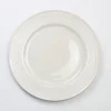 Prato raso branco em porcelana PURE 27cm
