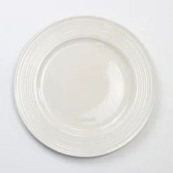 Prato raso branco em porcelana PURE 27cm