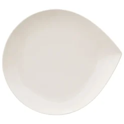 Prato raso branco GOTA em porcelana 26cm