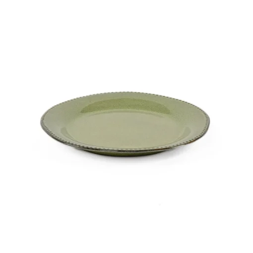 Prato raso CAPRI verde em cerâmica 27cm