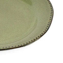 Prato raso CAPRI verde em cerâmica 27cm