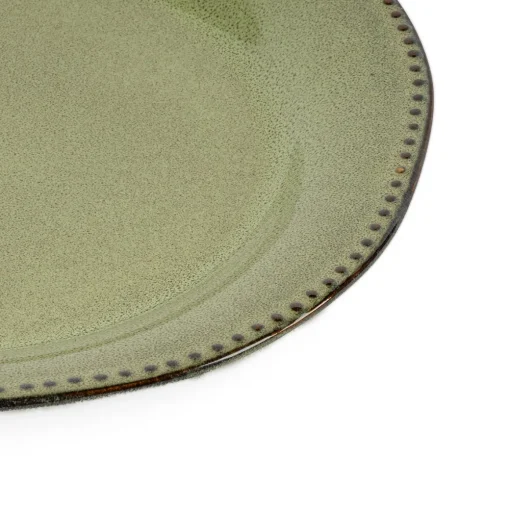 Prato raso CAPRI verde em cerâmica 27cm