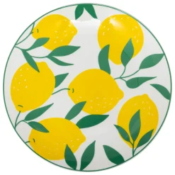 Prato raso CITRONS 27cm em porcelana