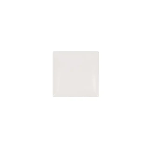 Prato raso ELITE branco em cerâmica 26,5cm
