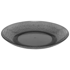 Prato raso ESTIVA 27cm cinza em poliestireno