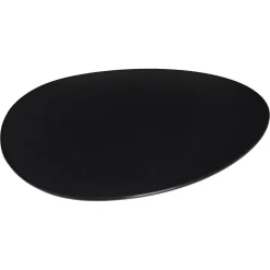 Prato raso GALET preto de porcelana 28cm