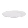 Prato raso GIZ branco em cerâmica 27cm