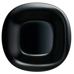 Prato raso LUMINARC OPAL preto 26cm