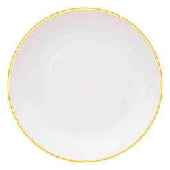 Prato raso SQUARE mostarda 25cm