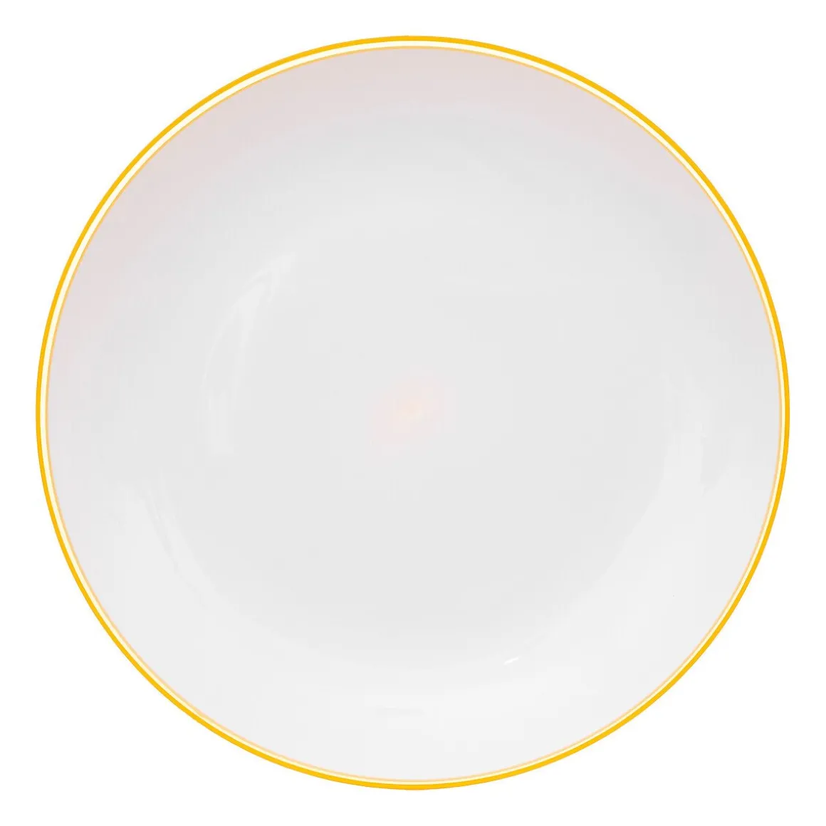 Prato raso SQUARE mostarda 25cm