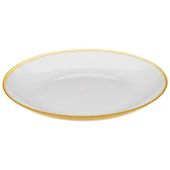 Prato raso SQUARE mostarda 25cm