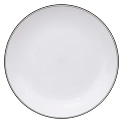 Prato raso SQUARE preto 25cm