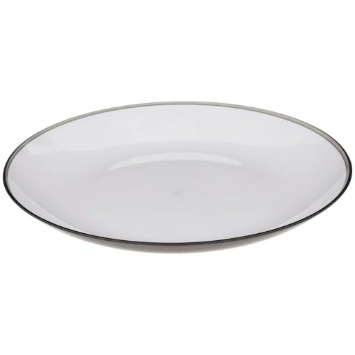 Prato raso SQUARE preto 25cm