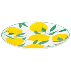 PRATO SOBREMESA 19CM PORCELANA MULTICOLOR