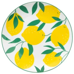 PRATO SOBREMESA 19CM PORCELANA MULTICOLOR