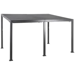 Pérgola AVILA cinza graphite 3x4m