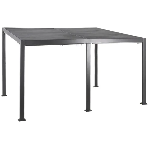 Pérgola AVILA cinza graphite 3x4m