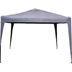 Pérgola easyup cinza ardósia 3x3m