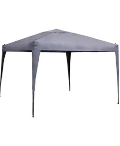 Pérgola easyup cinza ardósia 3x3m