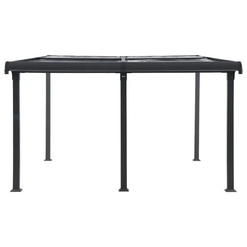 Pérgola ENOLIE graphite em alumínio 3,5x4m
