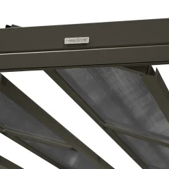Pérgola ENOLIE graphite em alumínio 3,5x4m