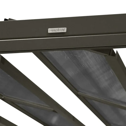 Pérgola ENOLIE graphite em alumínio 3,5x4m