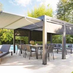Pérgola MAJAE em alumínio 3,6x3,6m
