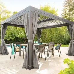 Pérgola MAJAE em alumínio 3,6x3,6m