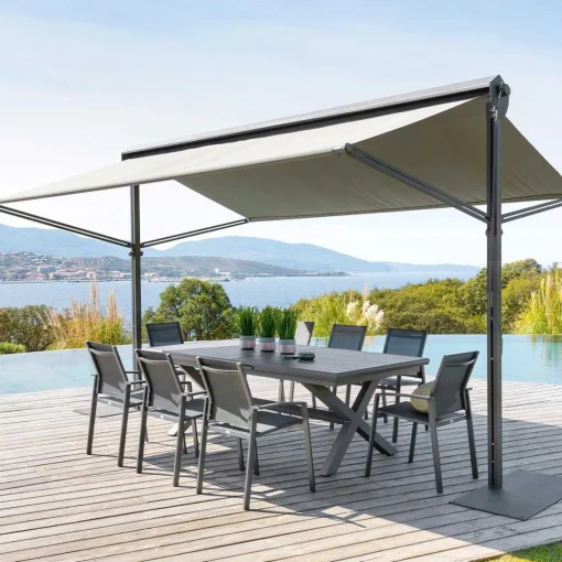 Pérgola SALSA cinza 4x3m