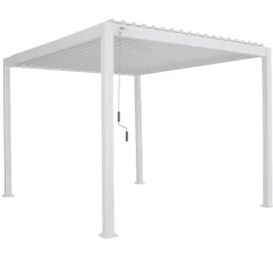 Pérgola ÉVORA branca 3,6x3,6m