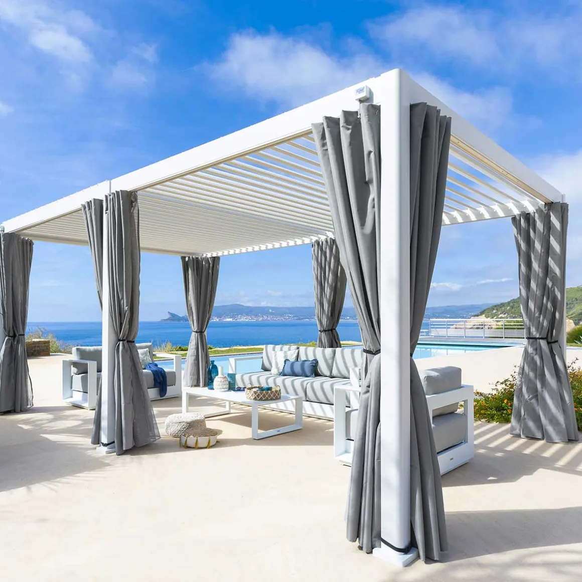 Pérgola ÉVORA branco 3,6x6m