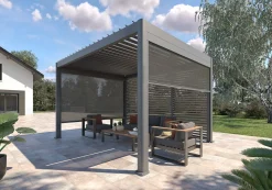 Pérgola ÉVORA cinza graphite 4x3m