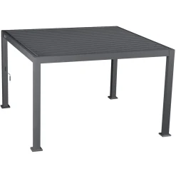 Pérgola ÉVORA cinza graphite 3,6x3,6m