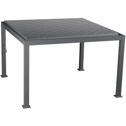 Pérgola ÉVORA cinza graphite 3,6x3,6m