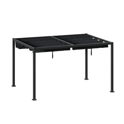 Pérgola ZALYA graphite/ardósia 3x4m
