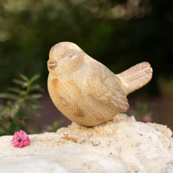 Pássaro decorativo BIRDY em resina 13,5cm