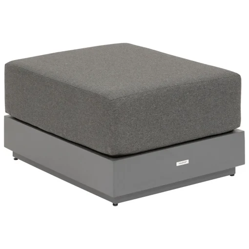 Pufe ALLURE alumínio graphite