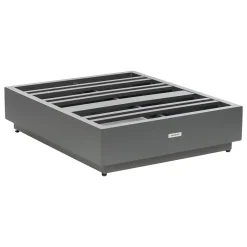 Pufe ALLURE alumínio graphite